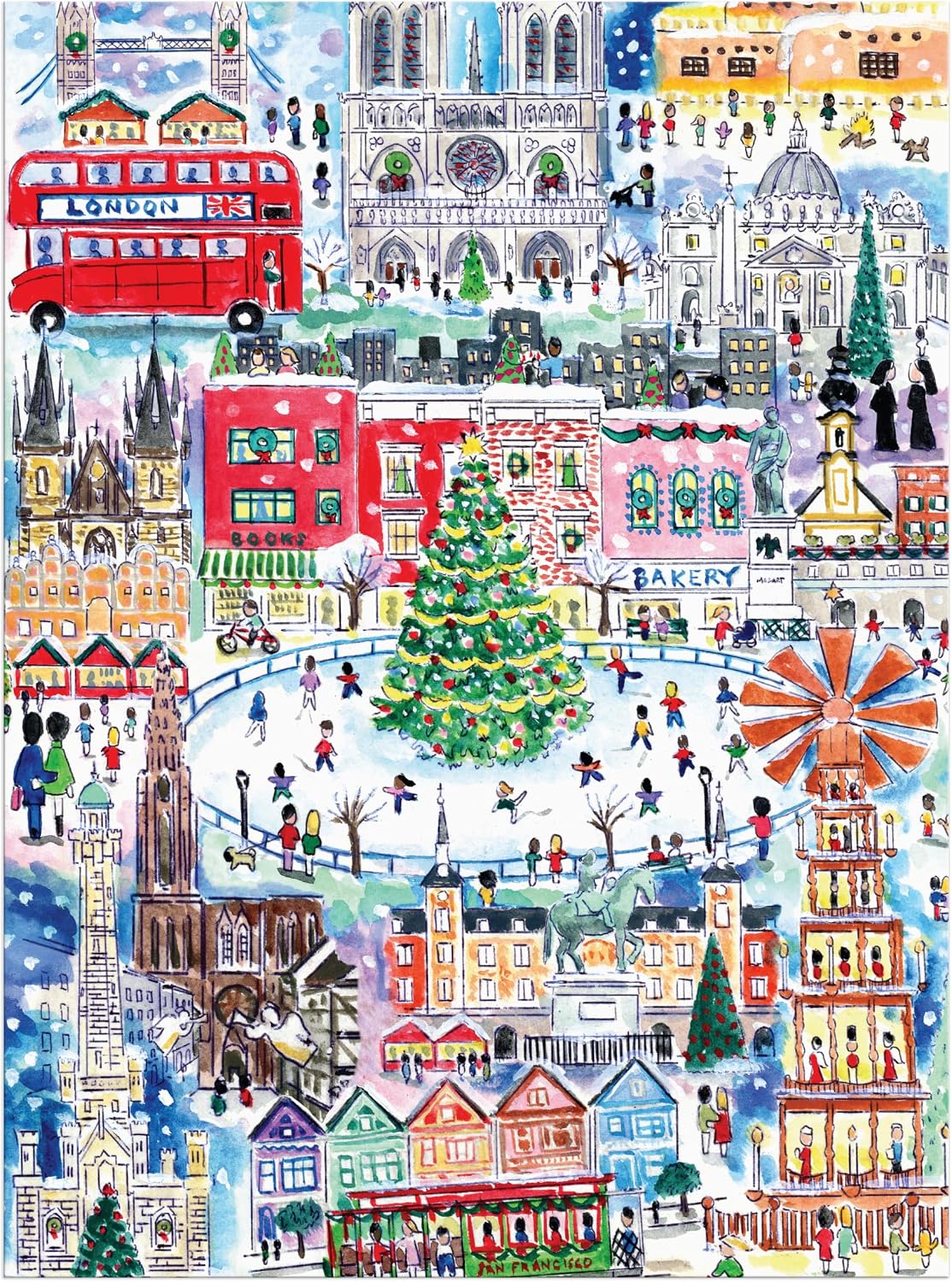 Storrings Christmas Around The World 1500 Piece Puzzle