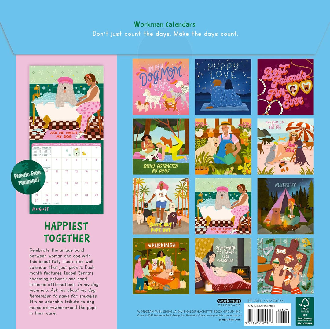 Wall Calendar 2026: Dog Mom