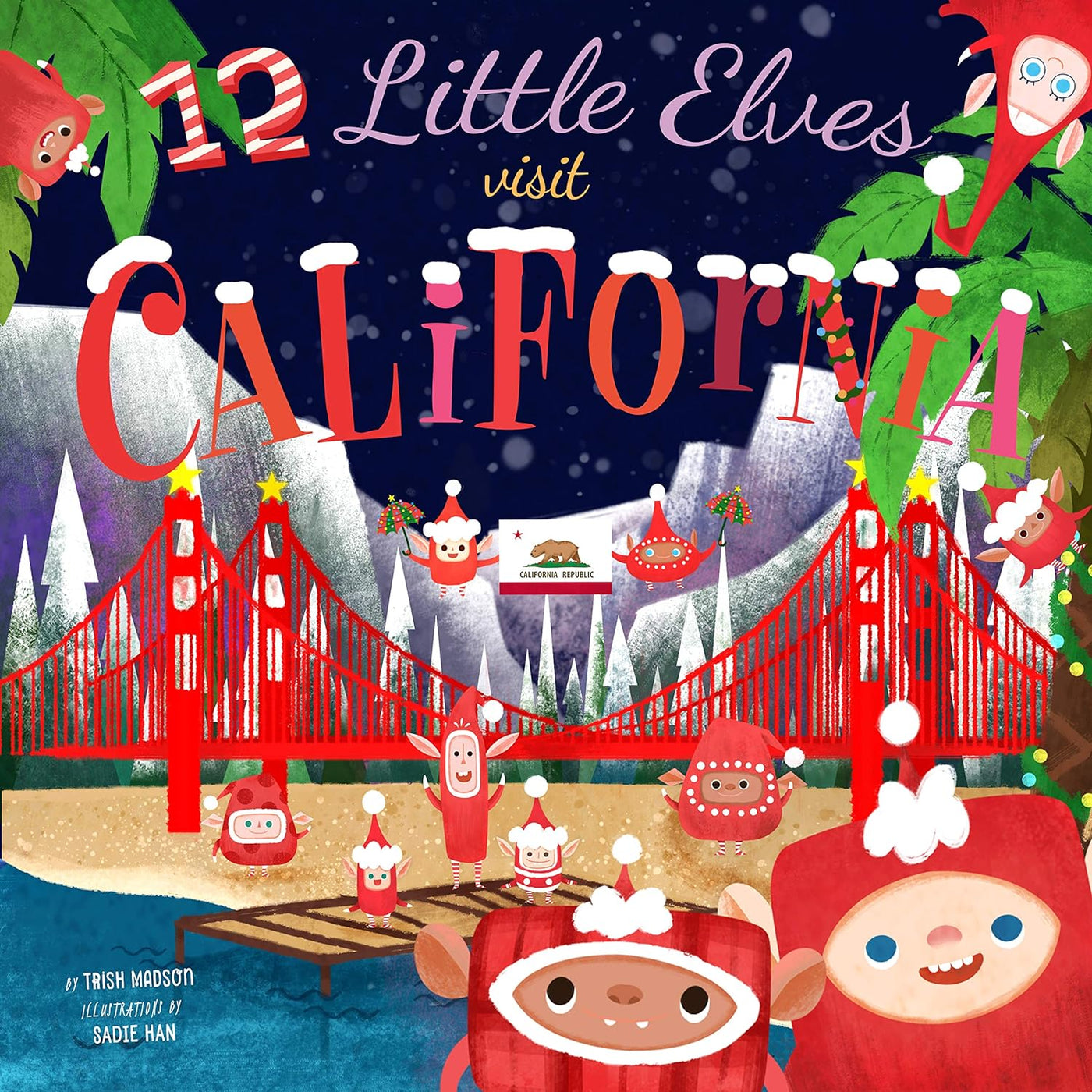 12 Little Elves Visit California