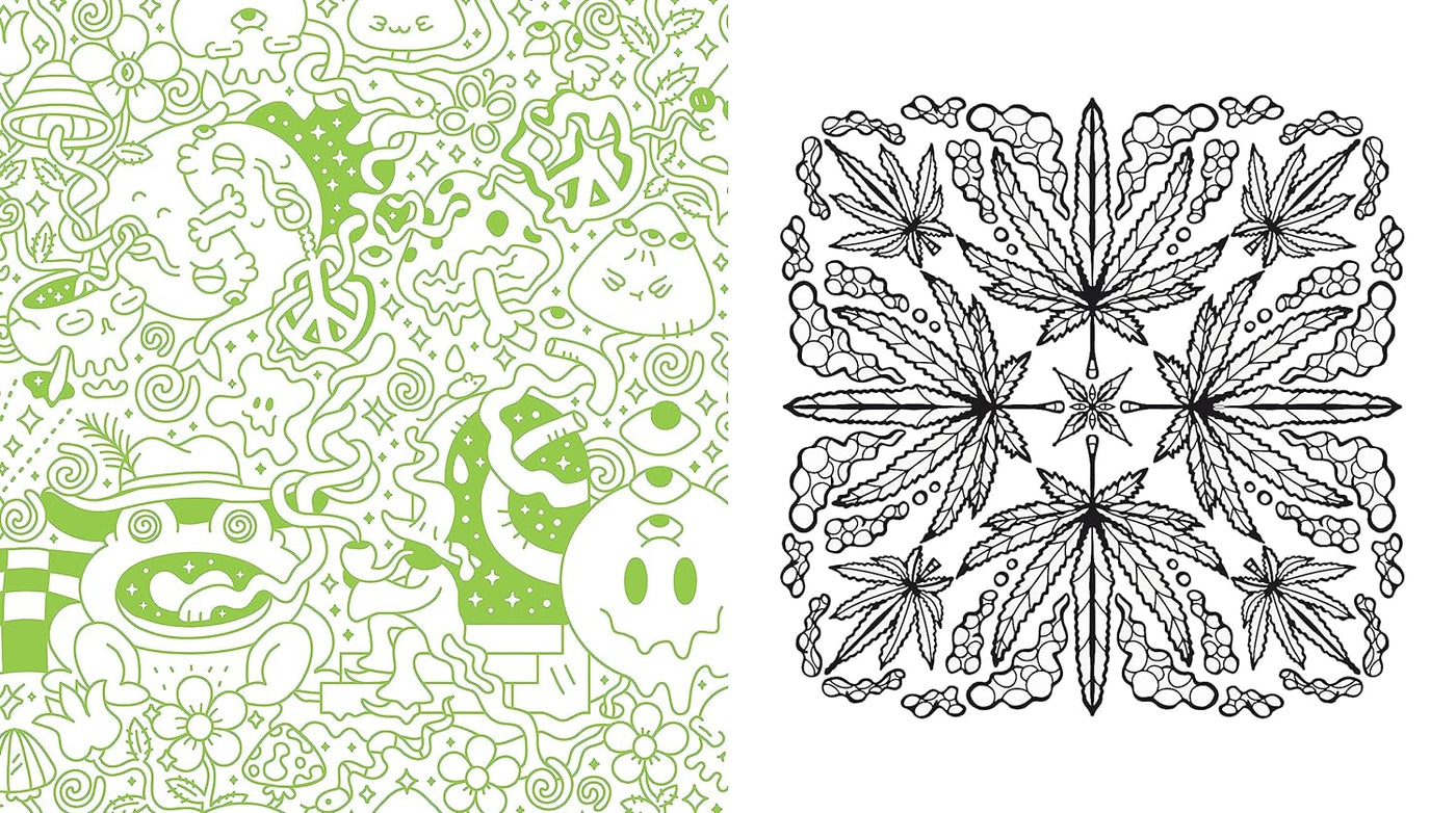 Weed Coloring Book