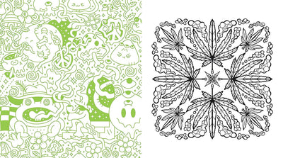 Weed Coloring Book