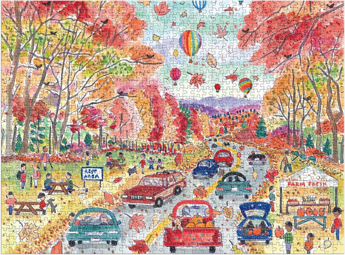 Michael Storrings Leaf Peeping 1000 Piece Puzzle