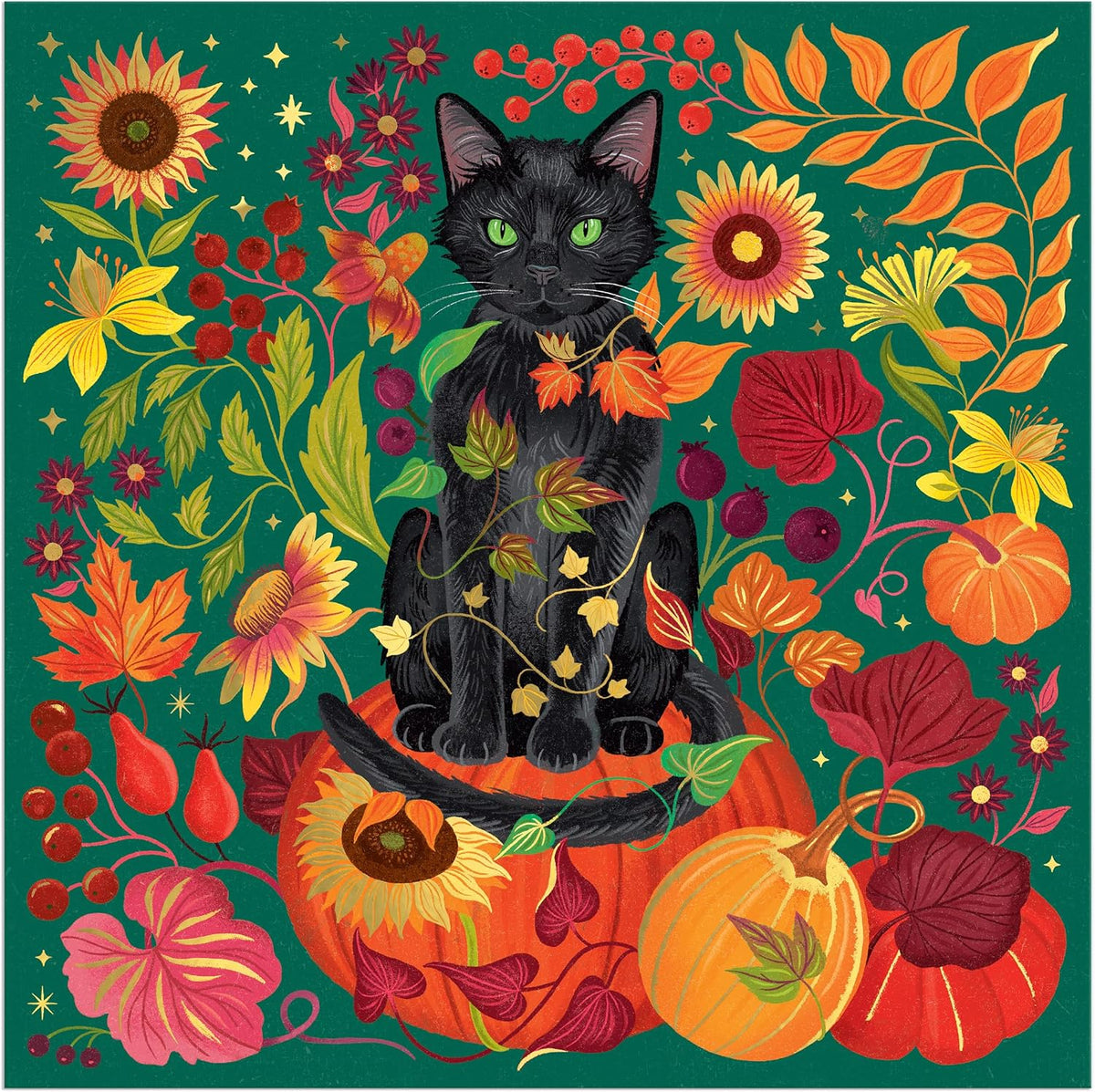 Foil Whiskers of Autumn 500 Piece Puzzle