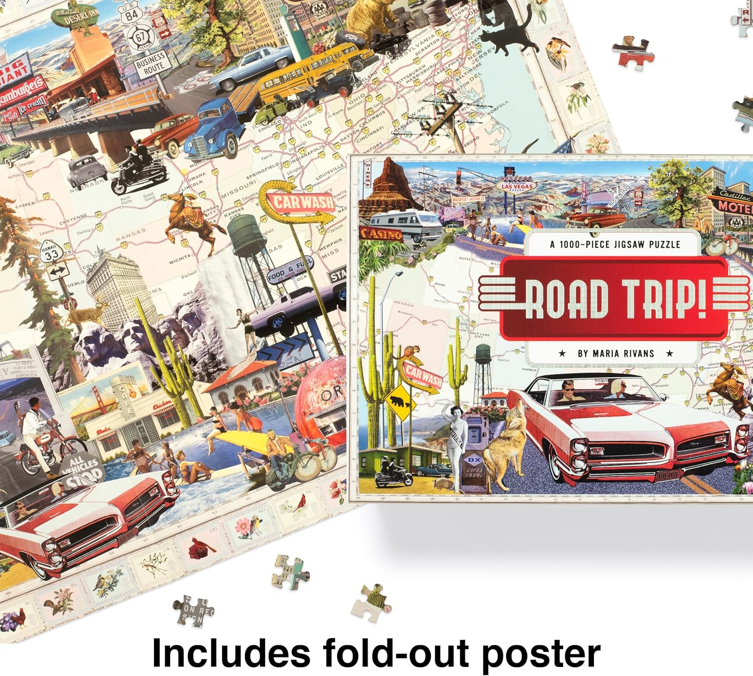 Road Trip!: 1000 Piece Puzzle - Just Fabulous Palm Springs