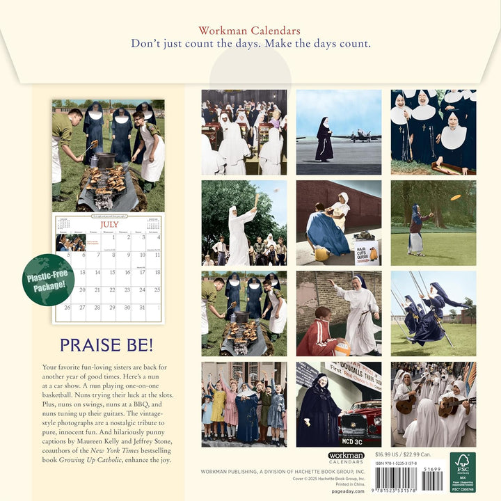 Wall Calendar 2026: Nuns Having Fun