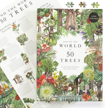 Around The World In 50 Trees 1000 Piece Puzzle