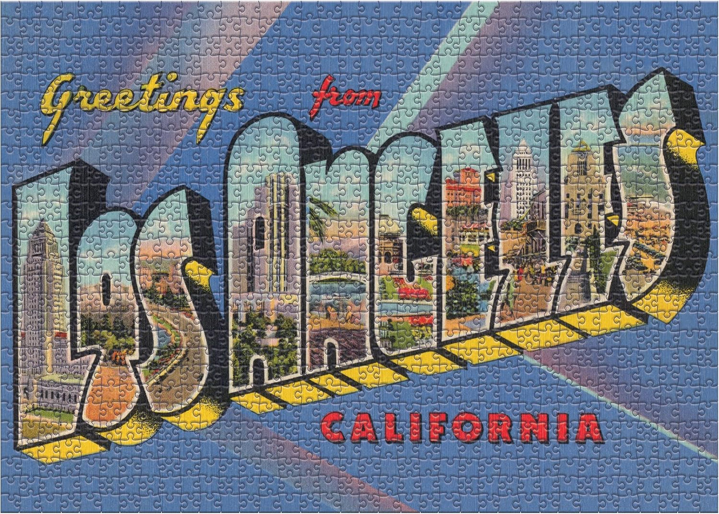 Greetings From Los Angeles Jigsaw Puzzle