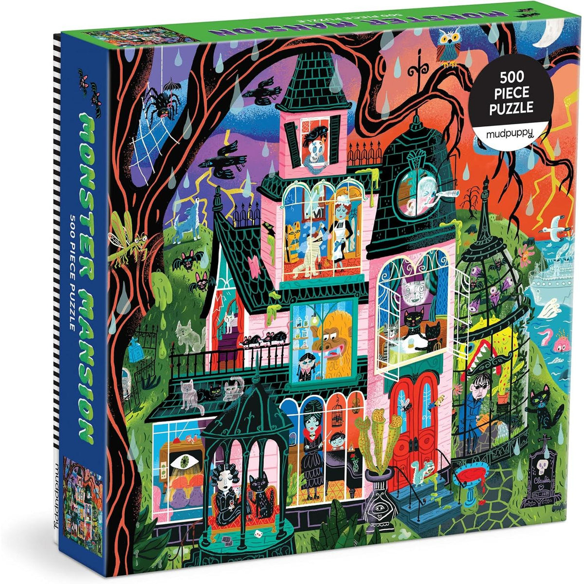 Family Monster Mansion 500 Piece Puzzle