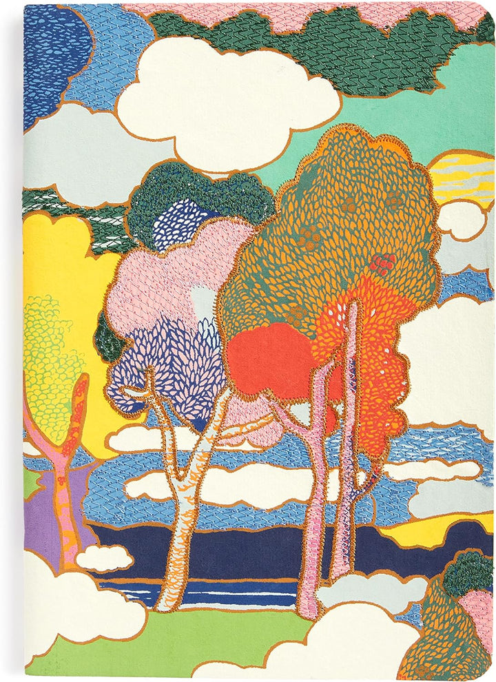 Liberty Prospect Road Handmade Embroidered Journal