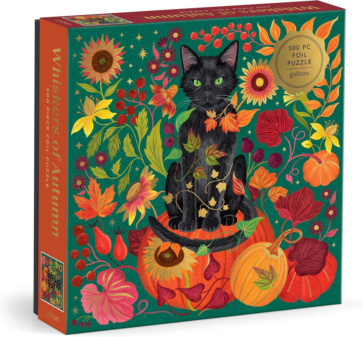 Foil Whiskers of Autumn 500 Piece Puzzle