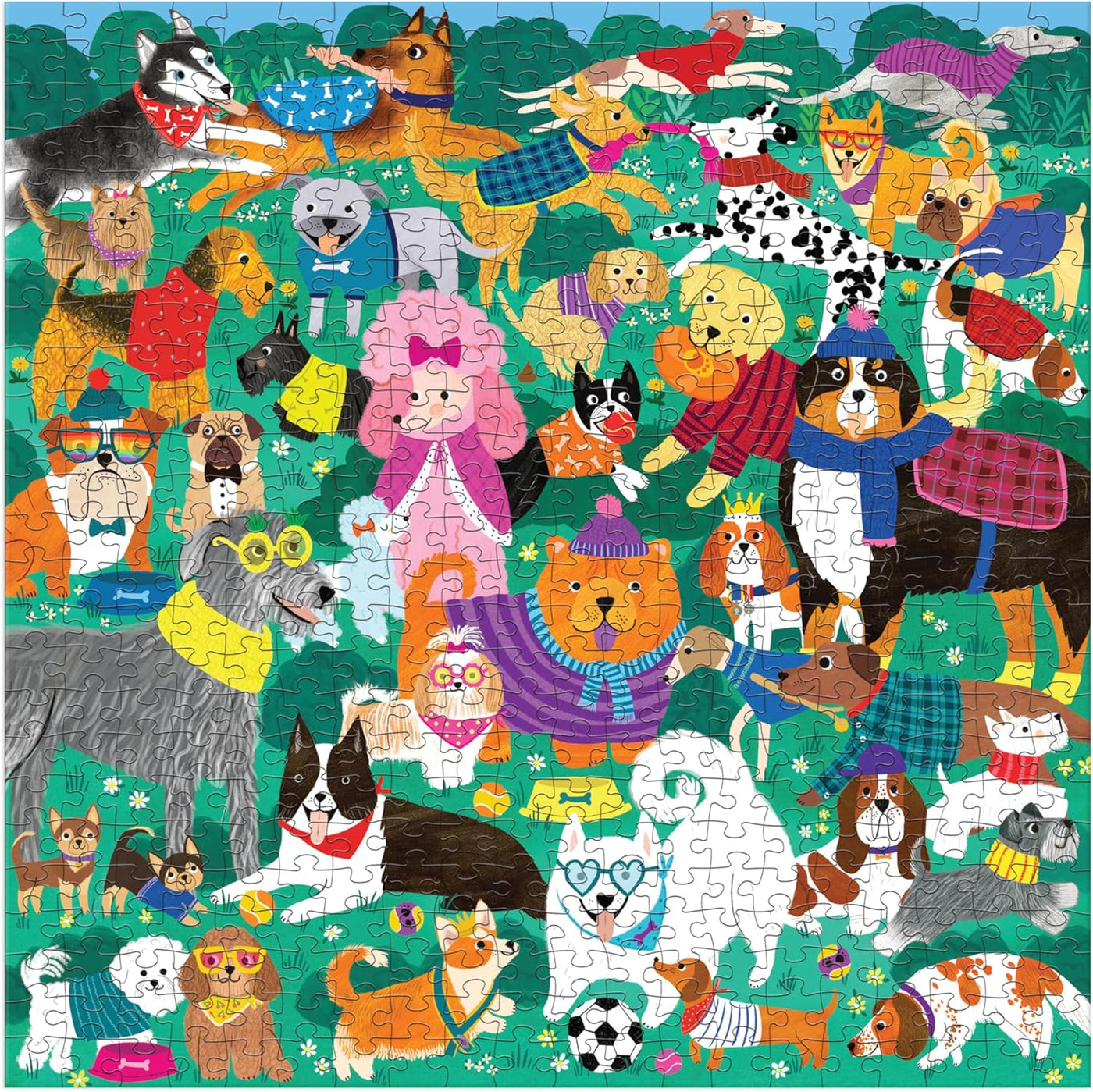 Doggone Days 500 Piece Puzzle