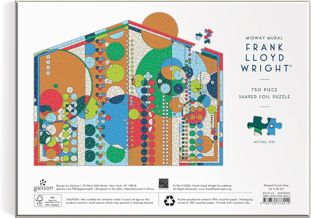 Frank Loyd Wright Midway Mural 750 Piece Puzzle