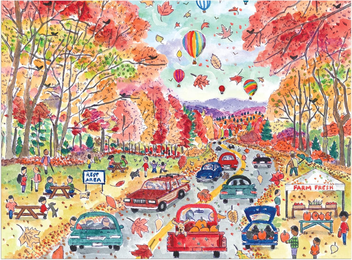Michael Storrings Leaf Peeping 1000 Piece Puzzle