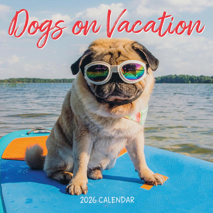 Wall Calendar 2026: Dogs On Vacation