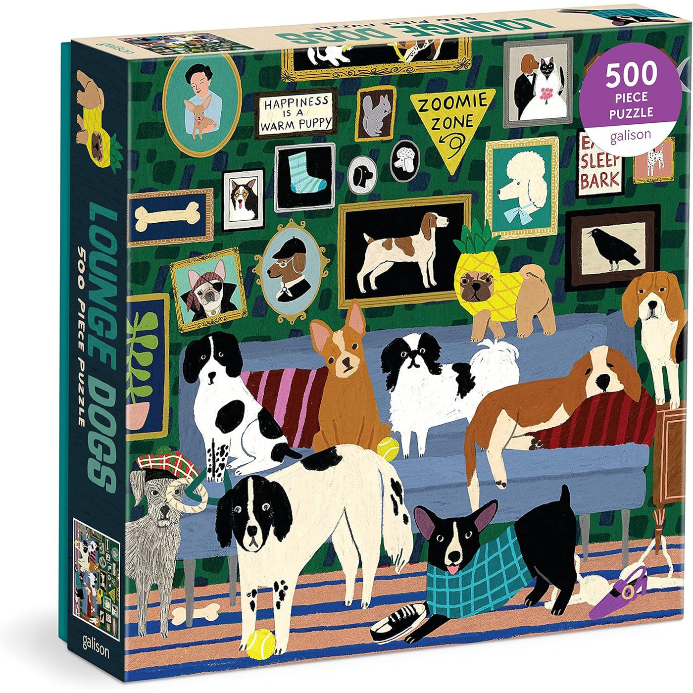 Lounge Dogs 500 Piece Puzzle