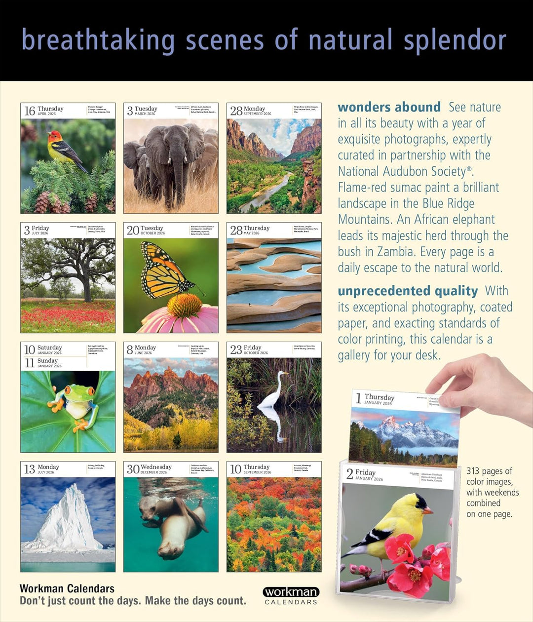 Page-A-Day Gallery Calendar 2026: Nature