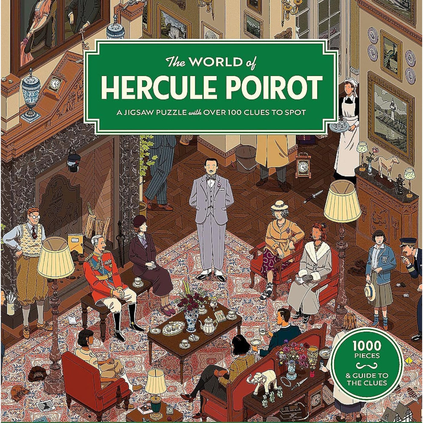 The World Of Hercule Poirot 1000 Piece Puzzle