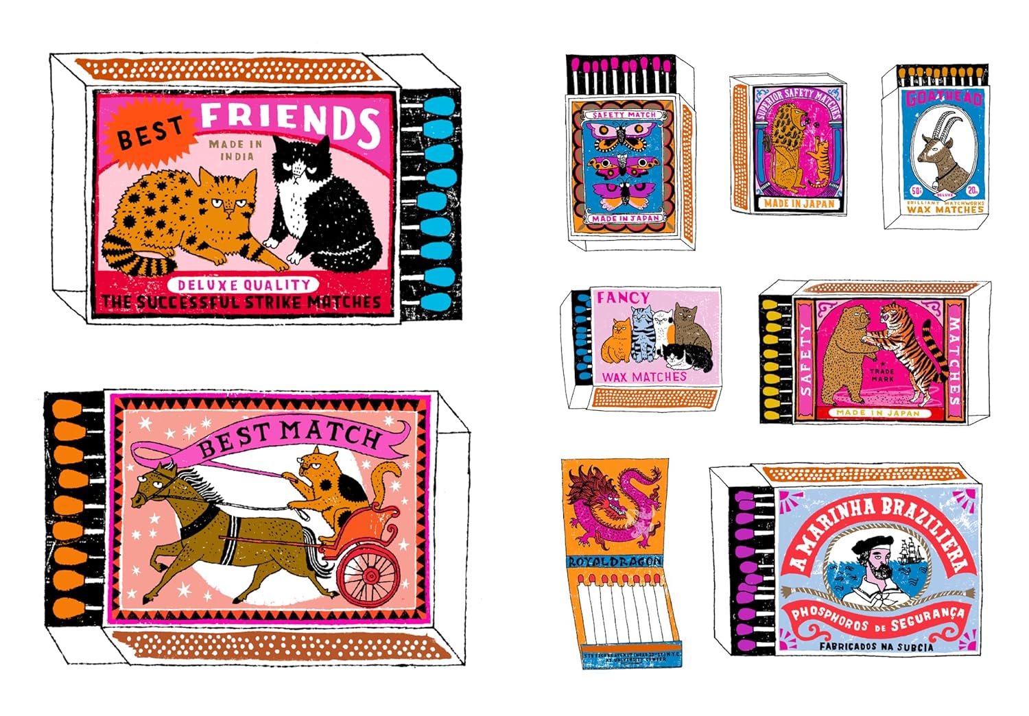 Grumpy Cats And Other Stuff: A Little Sticker Book