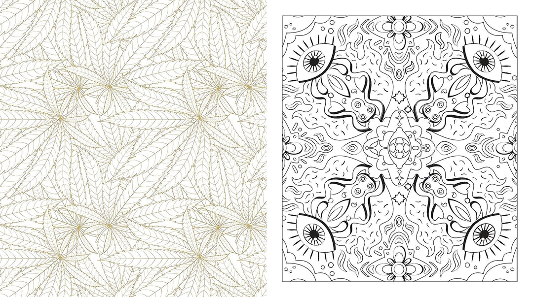 Weed Coloring Book
