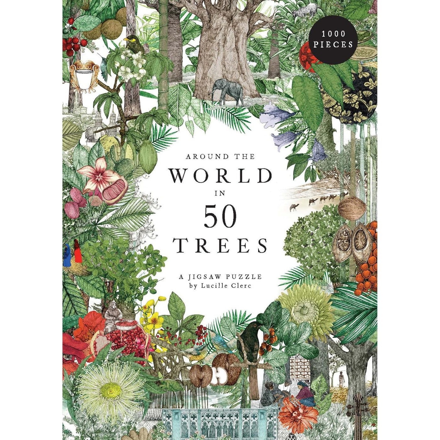 Around The World In 50 Trees 1000 Piece Puzzle