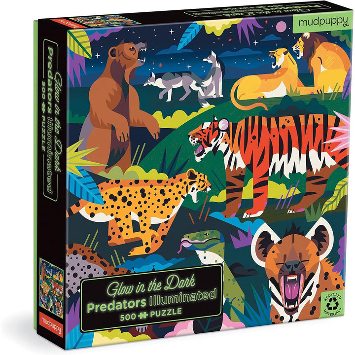 Predators Glow-In-The-Dark Puzzle, 500 Pieces