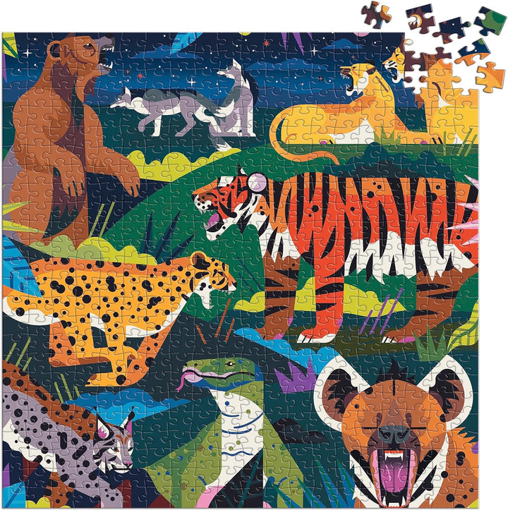 Predators Glow-In-The-Dark Puzzle, 500 Pieces