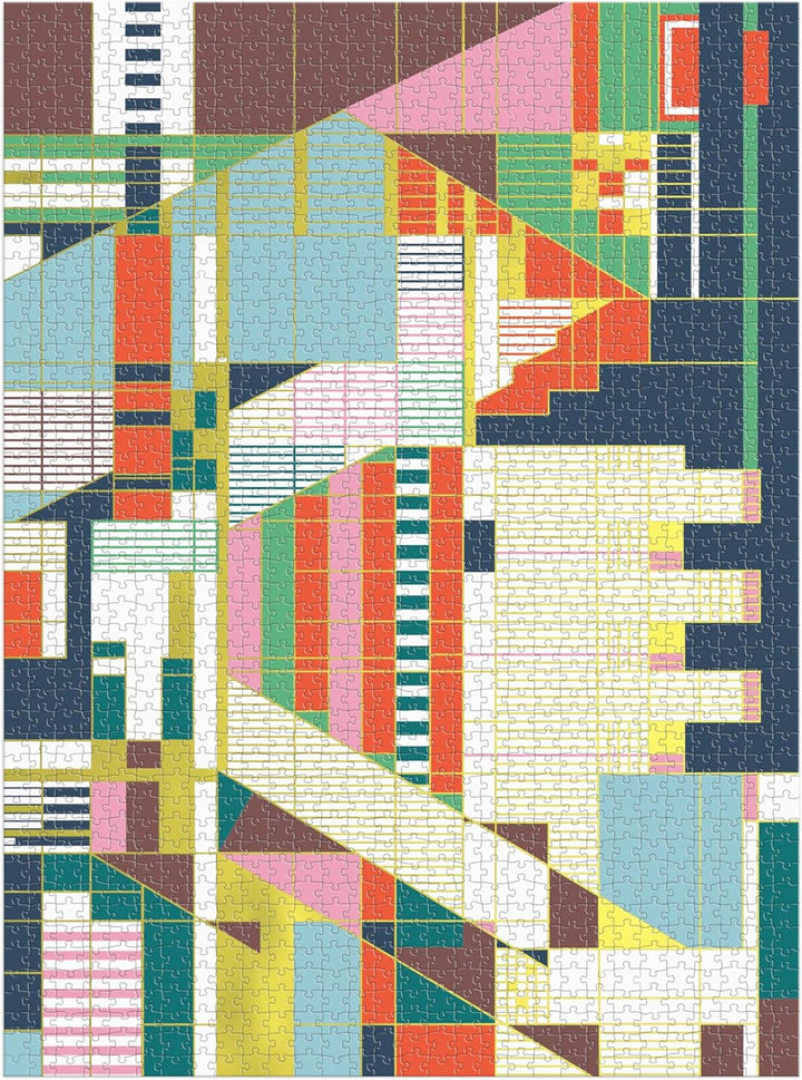 Frank Loyd Wright Hillside Curtain 1500 Piece Puzzle