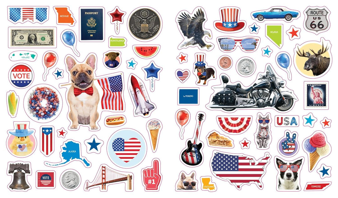 Eyelike Stickers: U.S.A.