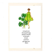 Creative, Enchanting, Passionate Greeting Card