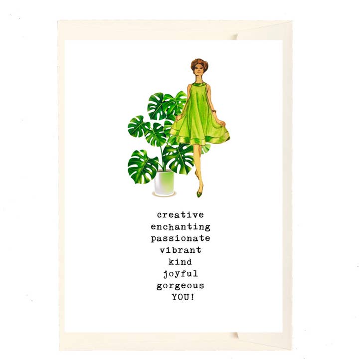 Creative, Enchanting, Passionate Greeting Card