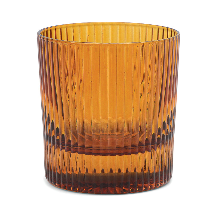 The Scout Lowball Glass - Amber Set of 2