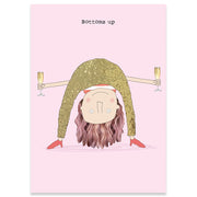 Bottoms Up Birthday Card