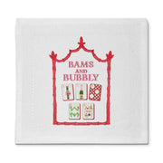 Bams & Bubbly Mahjong Cloth Cocktail Napkins