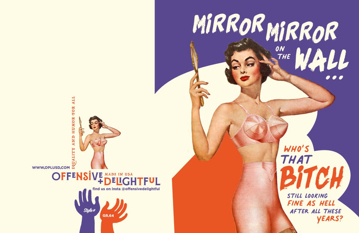 Mirror Mirror Birthday Card