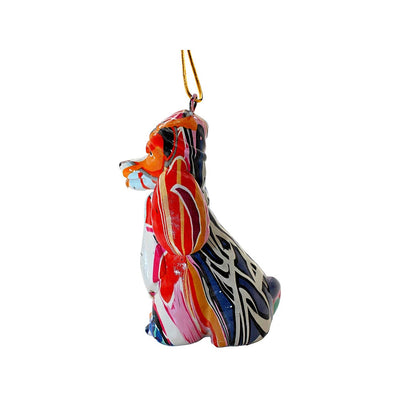 Holiday Poodle Dog Ornament