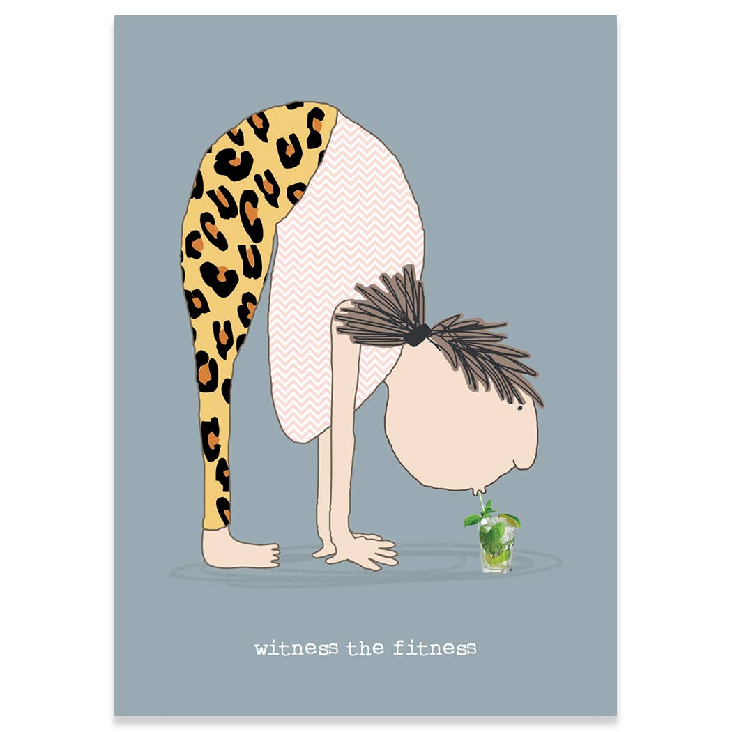 Witness Fitness Birthday Card - Just Fabulous Palm Springs