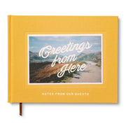 Greetings From Here Guest Book