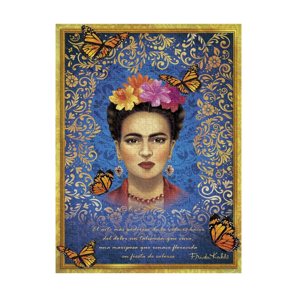 Frida Kahlo Colourful Portrait Puzzle 1000 PC