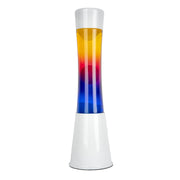 White & Tricolor Gradient Flow Lava Lamp