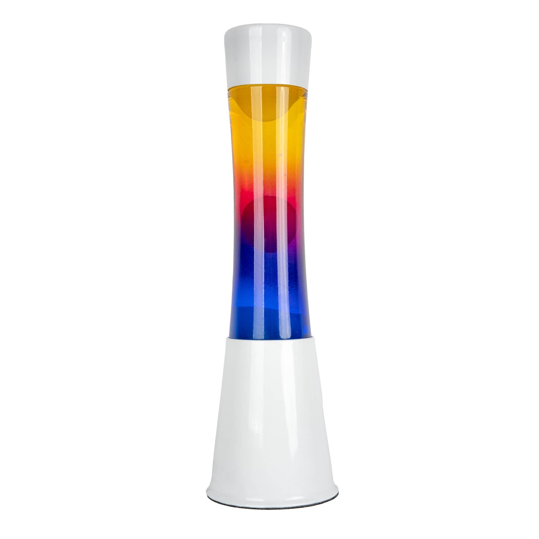 White & Tricolor Gradient Flow Lava Lamp