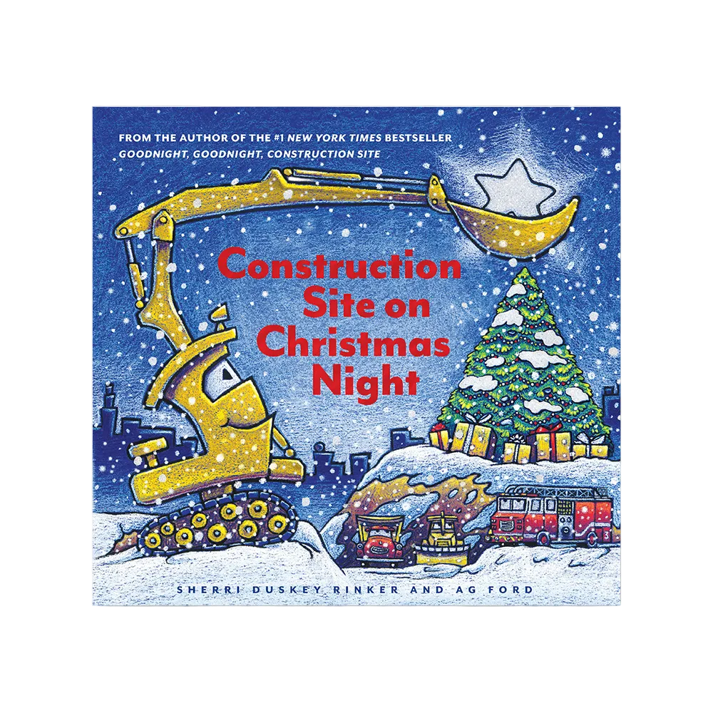Construction Site On Christmas Night