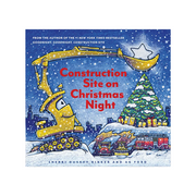 Construction Site On Christmas Night