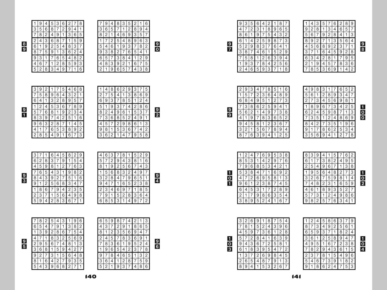 Absolutely Nasty Sudoku: Even Nastier - Level 1 - Just Fabulous Palm Springs
