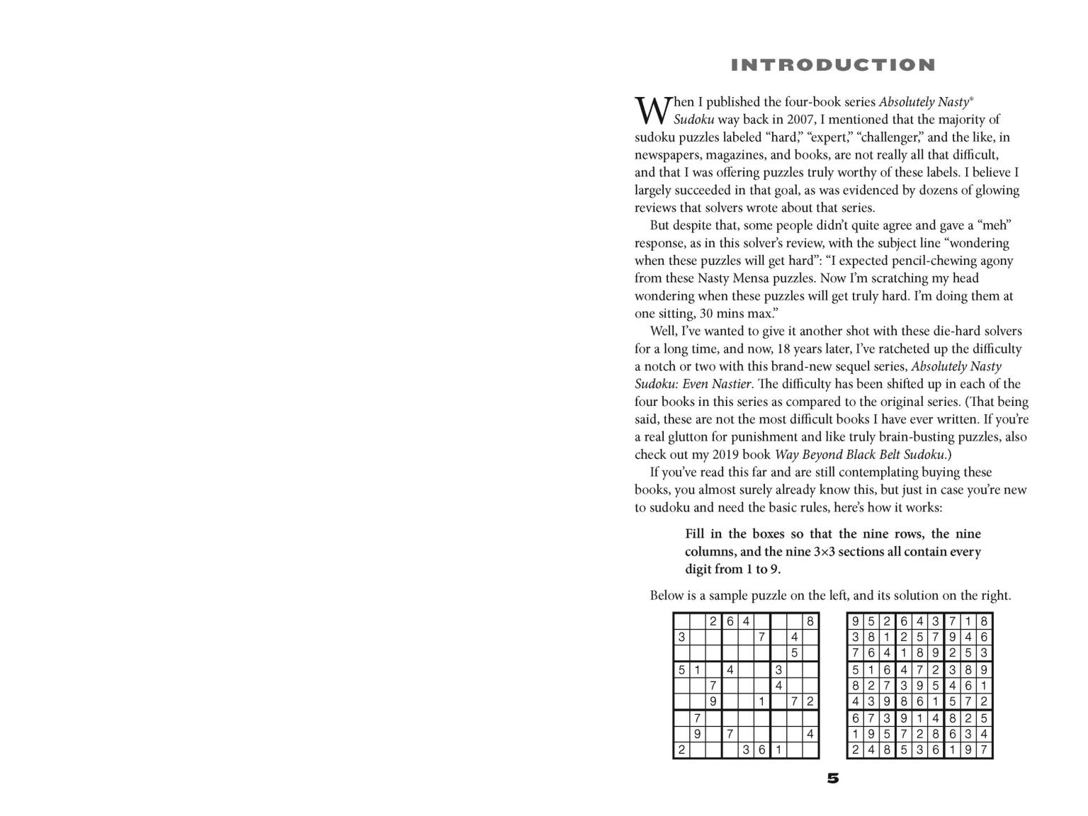 Absolutely Nasty Sudoku: Even Nastier - Level 4 - Just Fabulous Palm Springs