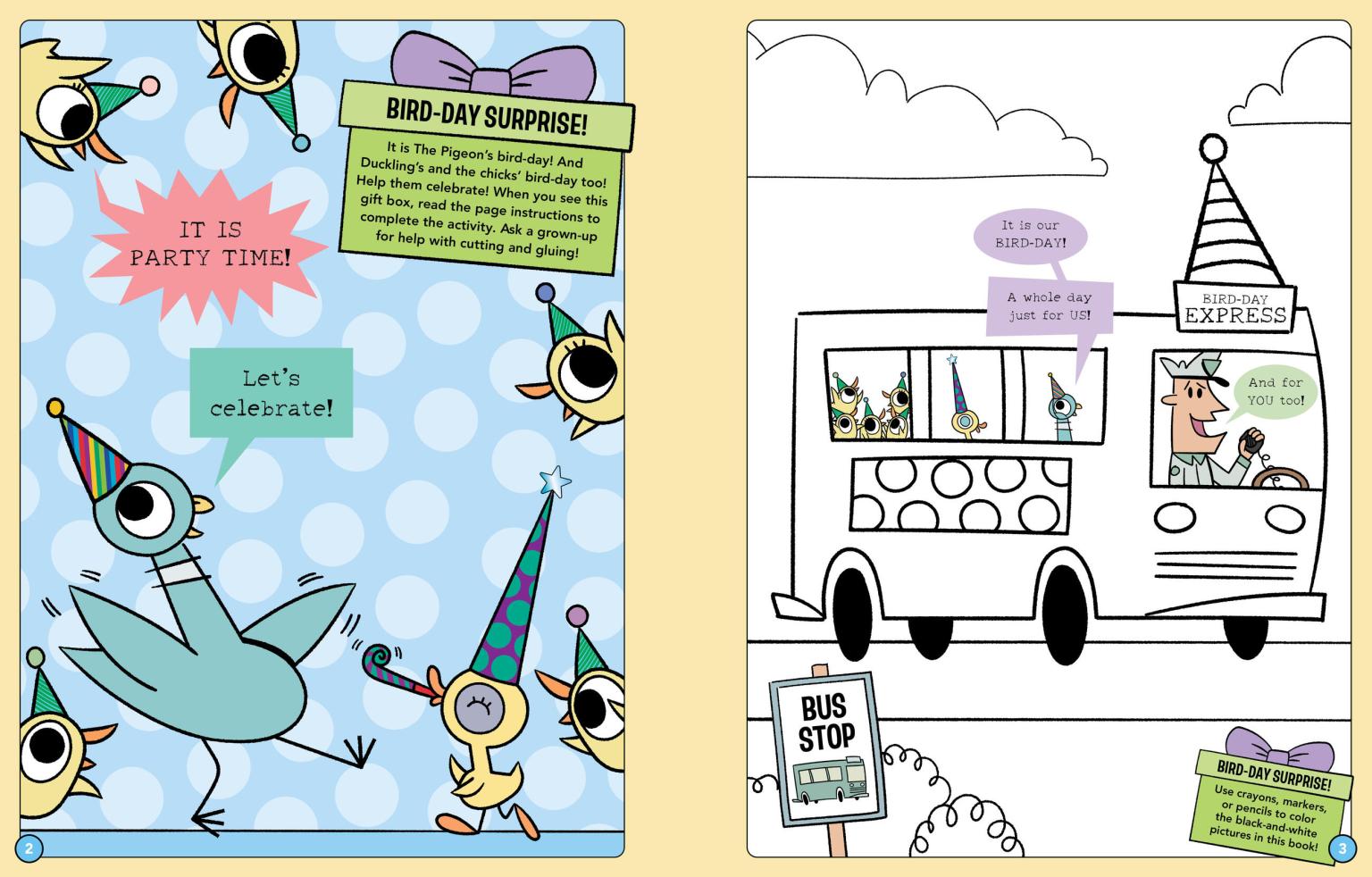 It's The Pigeon Party Book! - Just Fabulous Palm Springs