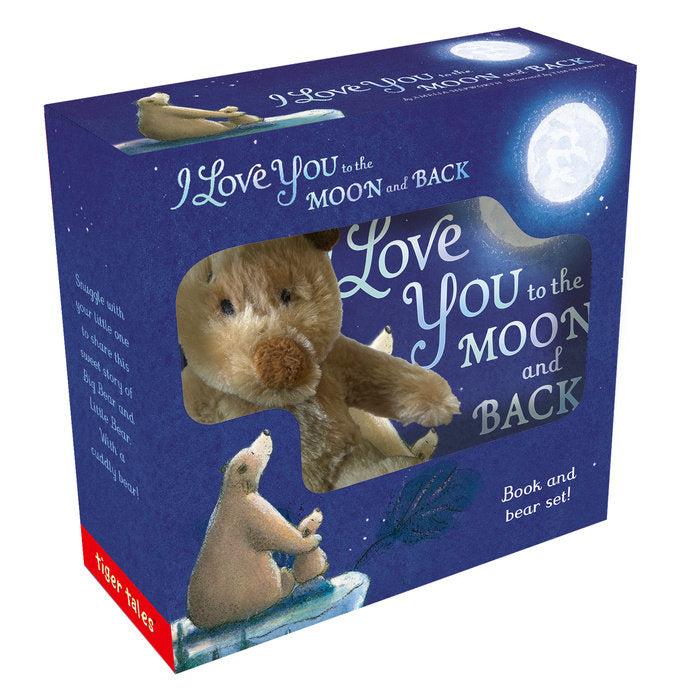 I Love You to the Moon and Back Book and Bear Set
