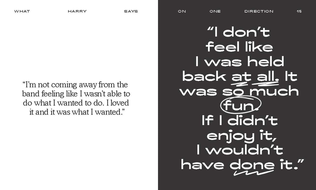 What Harry Says