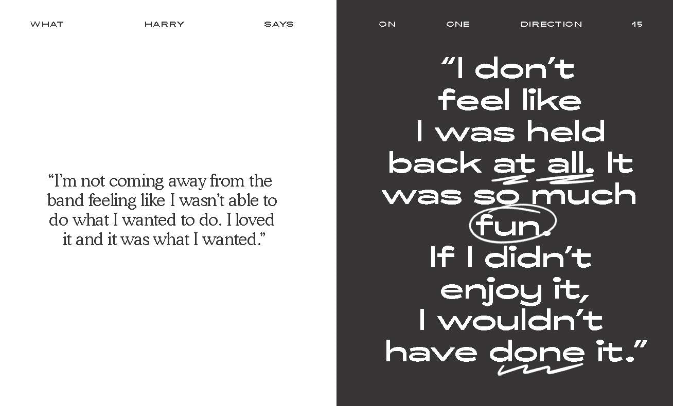 What Harry Says
