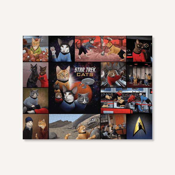 Star Trek Cats 1000-Piece Puzzle