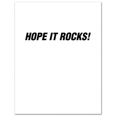 Card: Hope Your Birthday Rocks
